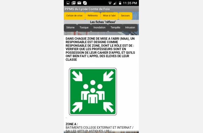 Application PPMS pour Smartphone
