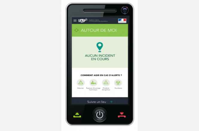 Application mobile du SAIP