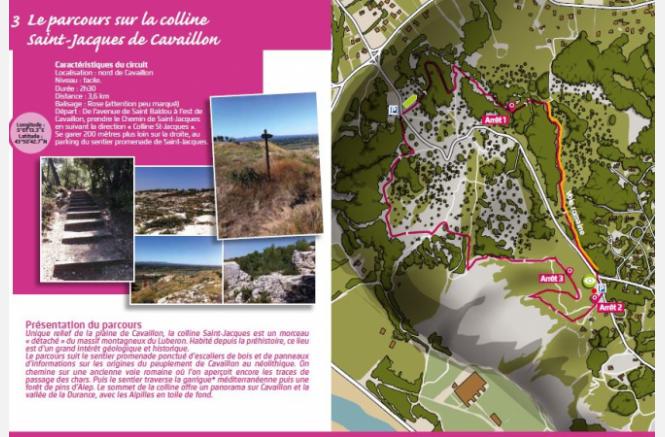 Topoguide et son application « Luberon Topo Feu »