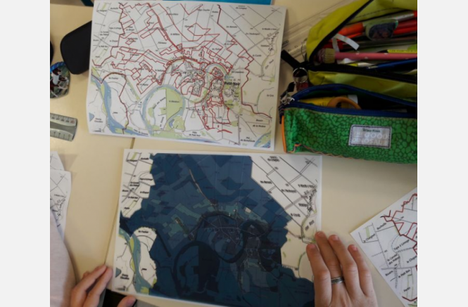 Sensibilisation au risque inondation des classes de CE2-CM1 et CM1-CM2 de l'école publique de Petit-Noir (39)  