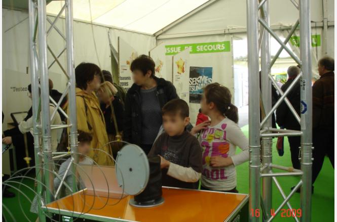 Accueil de l'exposition SISMOTOUR