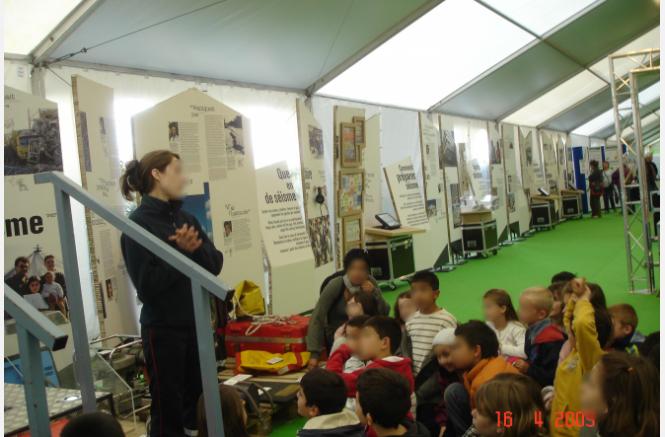 Accueil de l'exposition SISMOTOUR