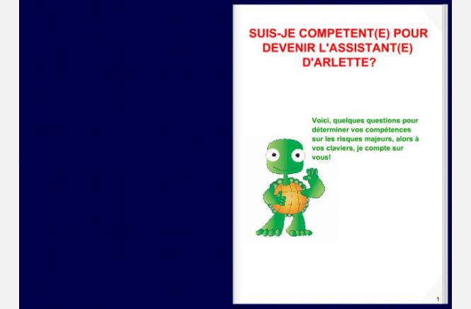 Cahier virtuel : Évaluation sur les risques majeurs