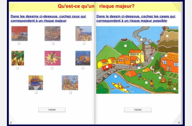 Cahier virtuel : Évaluation sur les risques majeurs