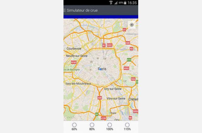 Application mobile : Simulateur de crue