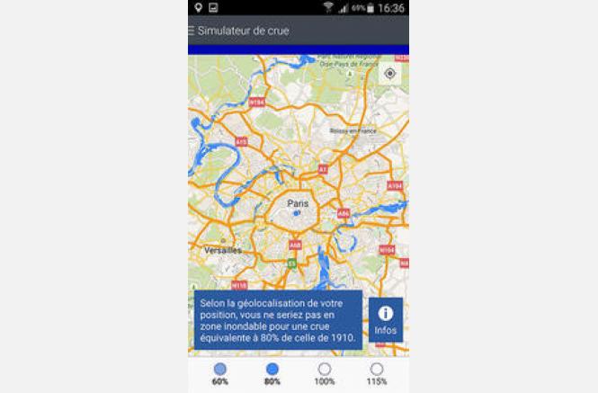 Application mobile : Simulateur de crue
