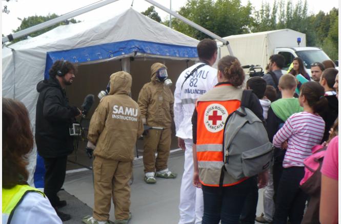 Sensibilisation au risque nucléaire à travers la participation  à un exercice de sûreté nucléaire à Golfech 